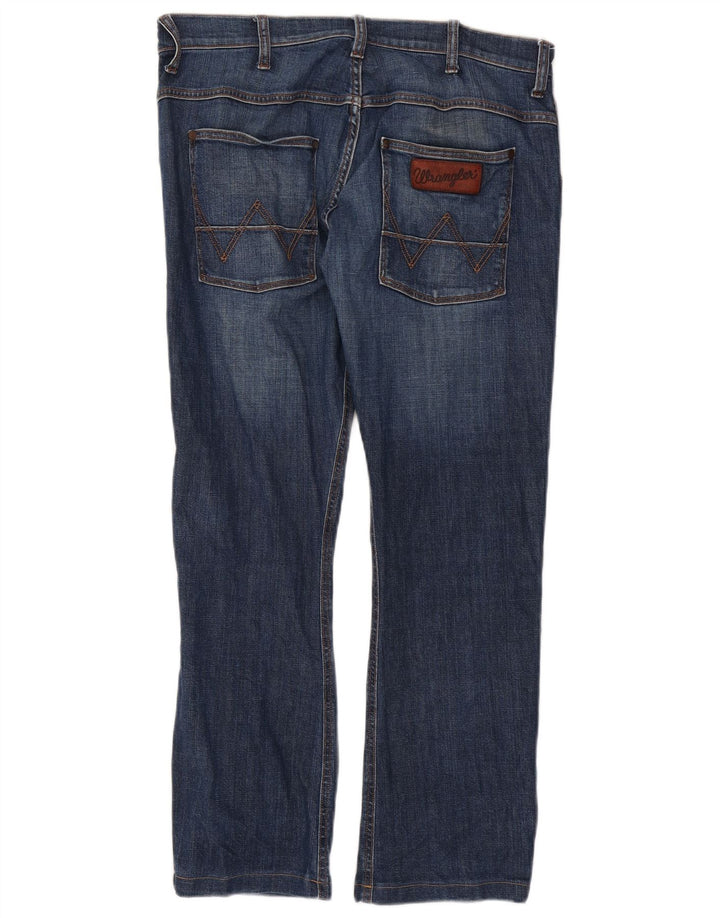 Wrangler Jean Droit Spencer Homme W34 L29 Bleu Coton