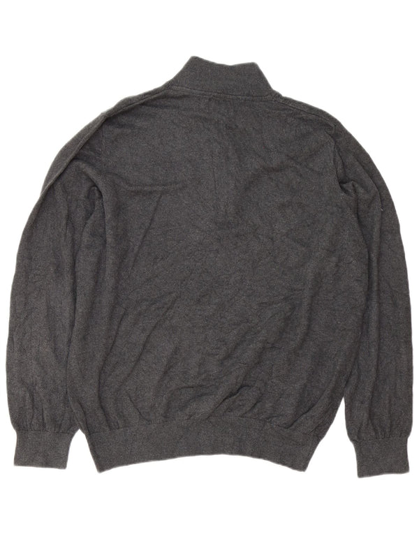 L.L.Bean Pull coupe classique à col zippé pour homme Gris moyen classique