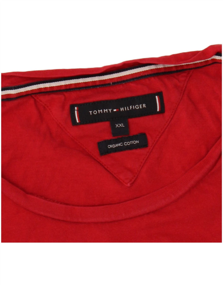Tommy Hilfiger Femme UK 20 2XL Rouge Coton