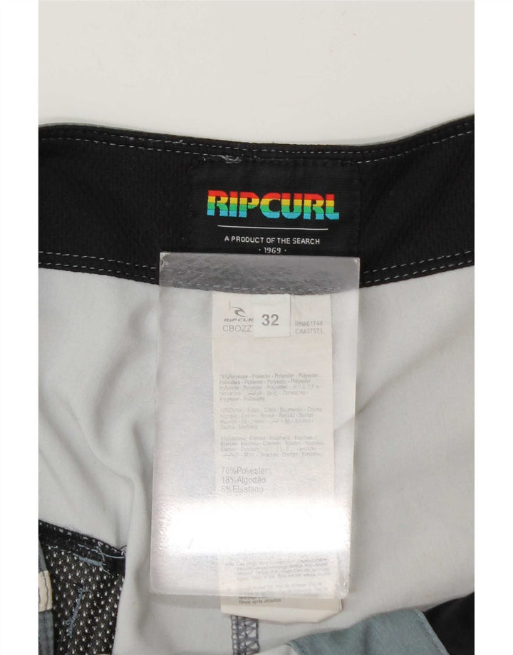 Rip Curl Short de Bain Homme Moyen Rayé Multicolore Polyester