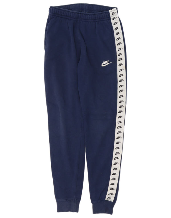 Nike Pantalon de survêtement graphique pour homme XS Bleu marine Colourblock