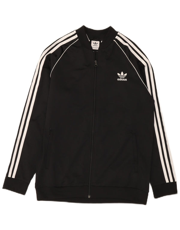 Veste de survêtement Adidas Garçon 15-16 ans Noir Polyester
