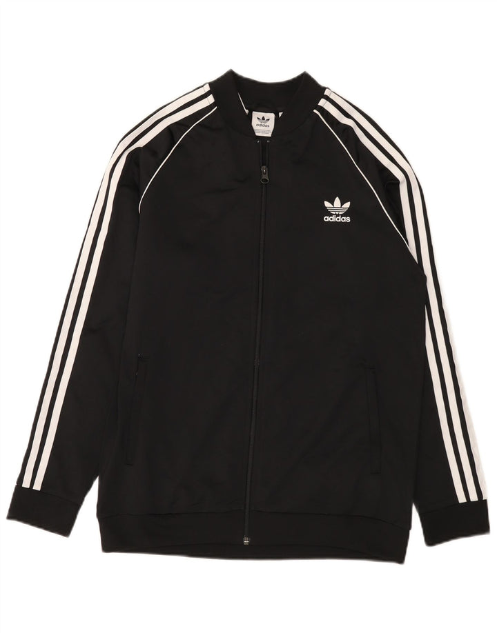 Veste de survêtement Adidas Garçon 15-16 ans Noir Polyester