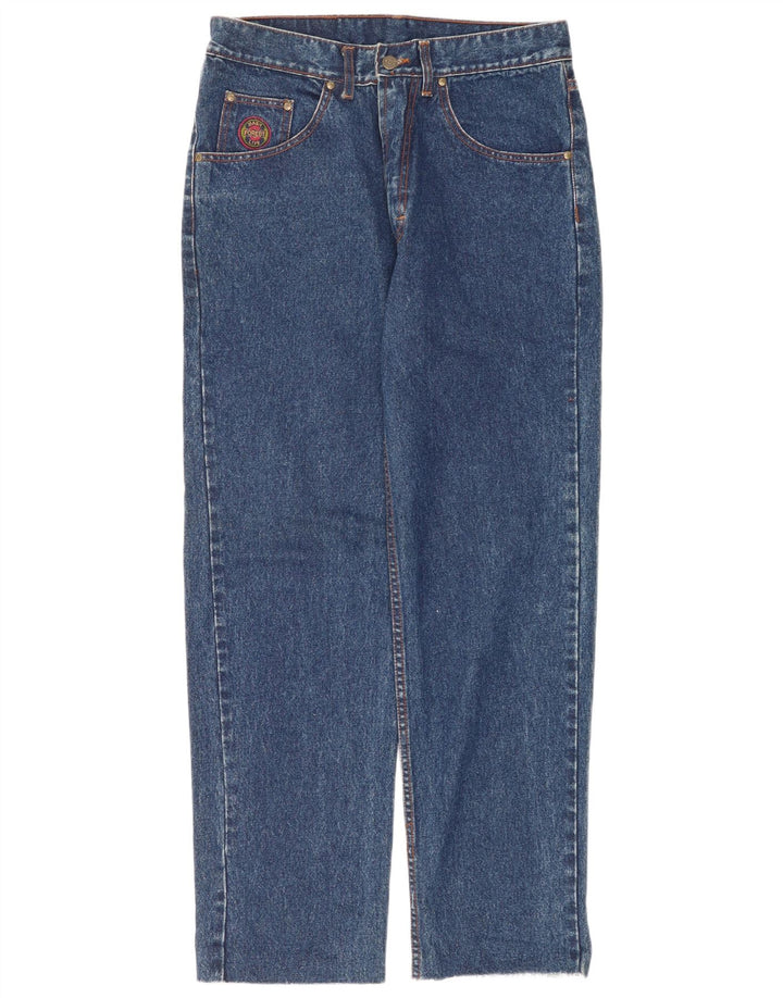 Mash Jean Droit Femme W34 L31 Bleu Coton
