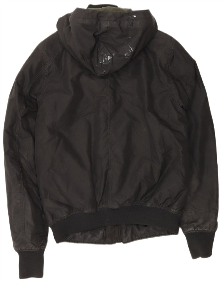 G-Star Veste coupe-vent à capuche pour homme UK 38 Medium Noir Polyester
