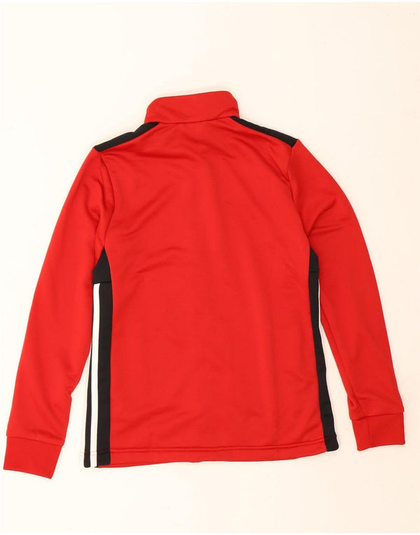 Adidas Veste de Survêtement Garçon 13-14 ans Rouge Colorblock Polyester