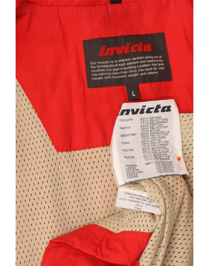 INVICTA Gilet Femme UK 16 Large Rouge Coton