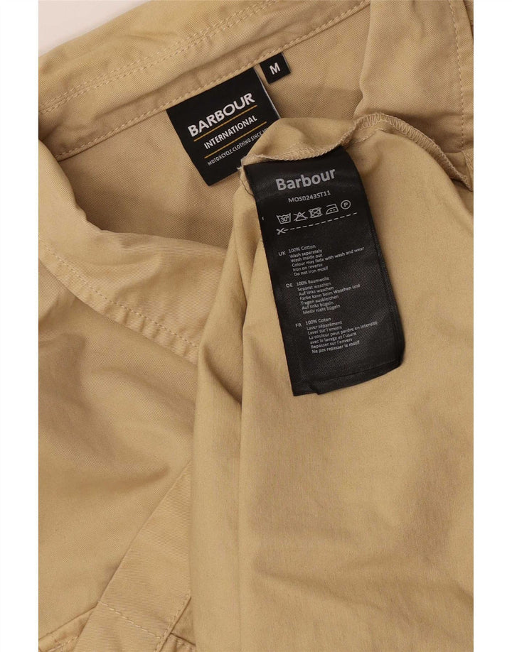 Barbour Chemise Homme Coton Beige Moyen