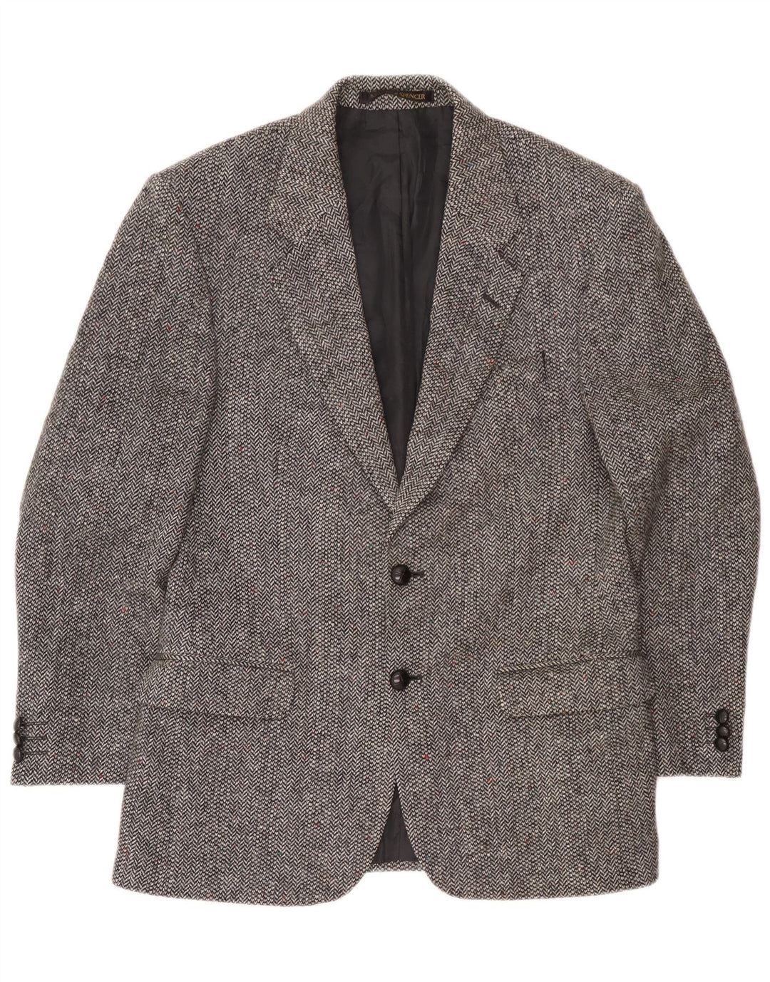 Marks & Spencer Veste blazer St. Michael 2 boutons pour homme UK 38 Gris moyen