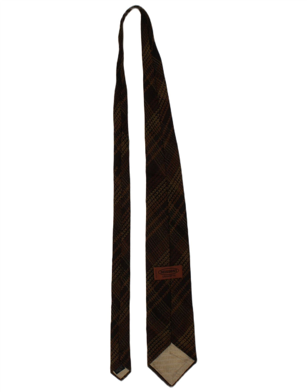 Missoni Cravate Cravate Homme Taille Unique Marron Soie