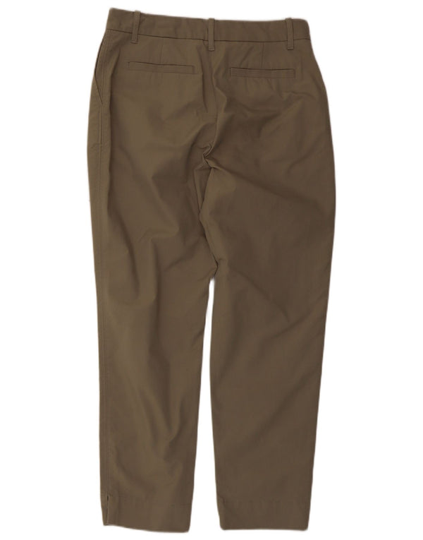 Marks & Spencer Pantalon chino fuselé pour femme UK 10 Small W30 L26 Kaki