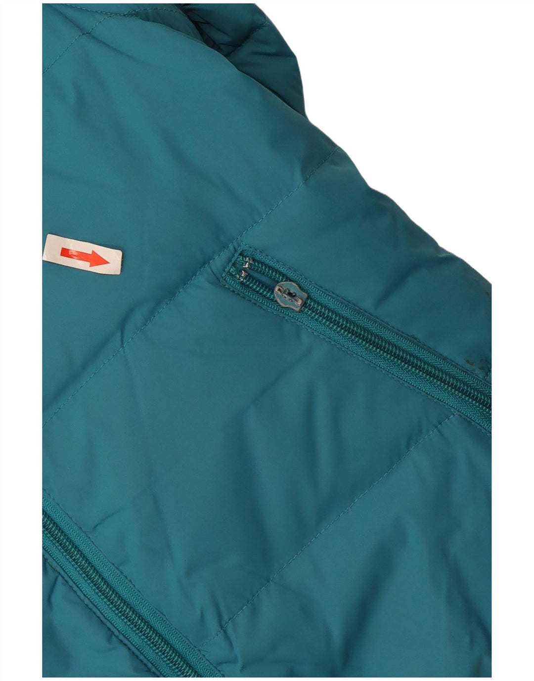 Benetton Veste matelassée réversible à capuche pour fille 7-8 ans Bleu moyen