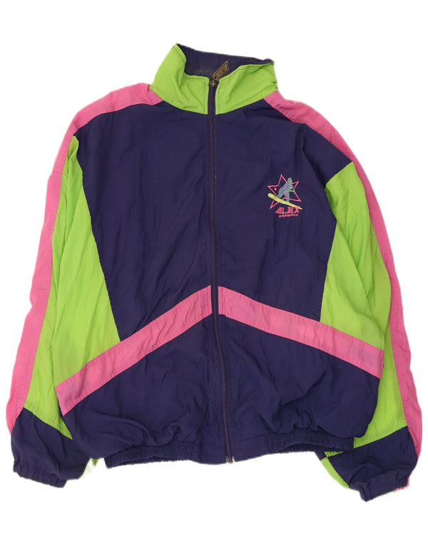 ALEX ATHLETICS Veste de survêtement pour homme 2XL Bleu marine Colourblock