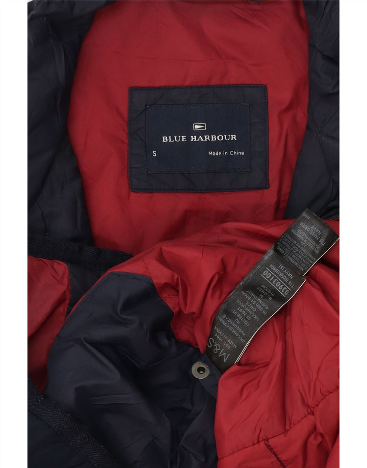 Marks & Spencer Veste matelassée Blue Harbor pour homme UK 36 Small Bleu marine