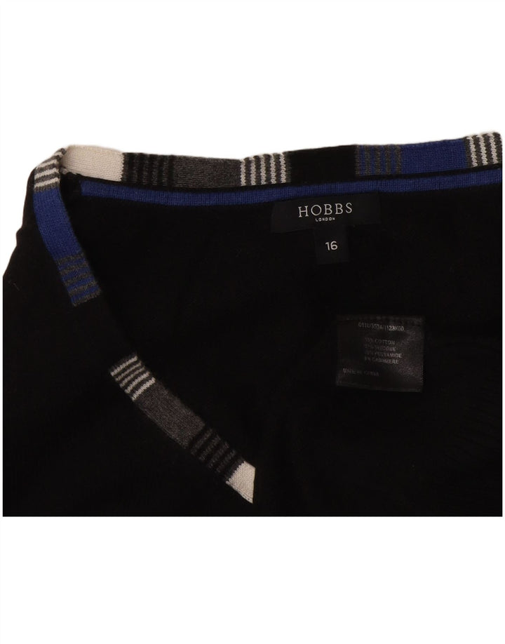 Hobbs Débardeur Femme UK 16 Large Noir Coton