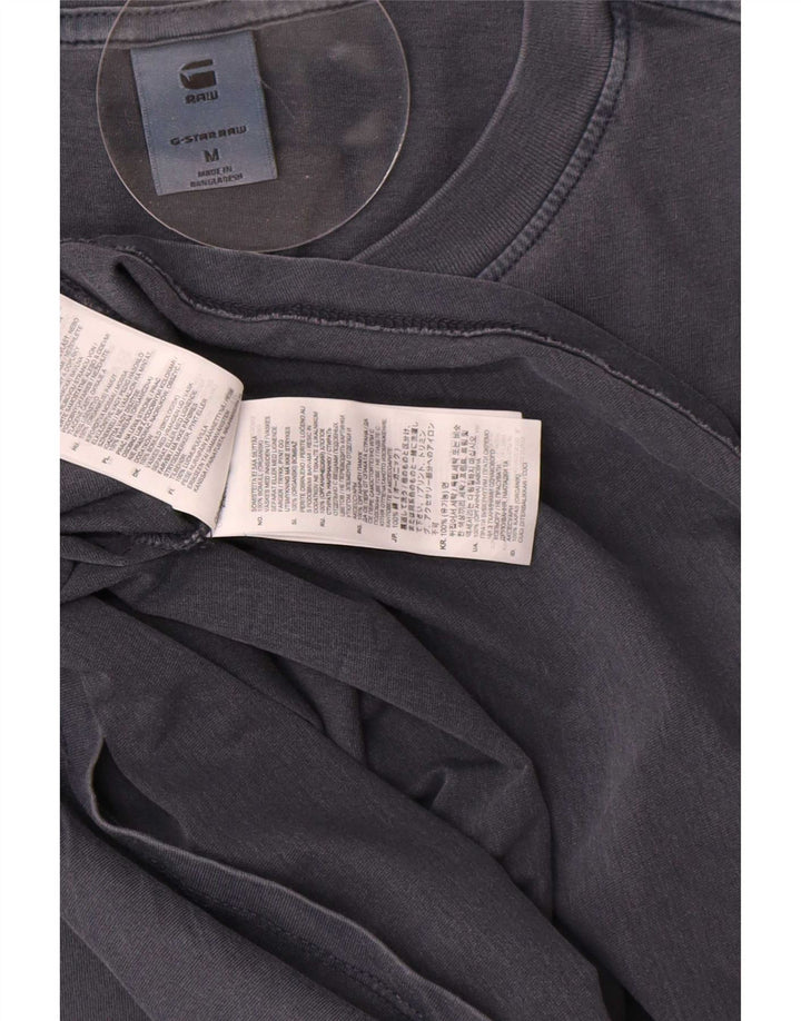 G-Star Homme T-Shirt Top Bleu Marine Moyen Coton