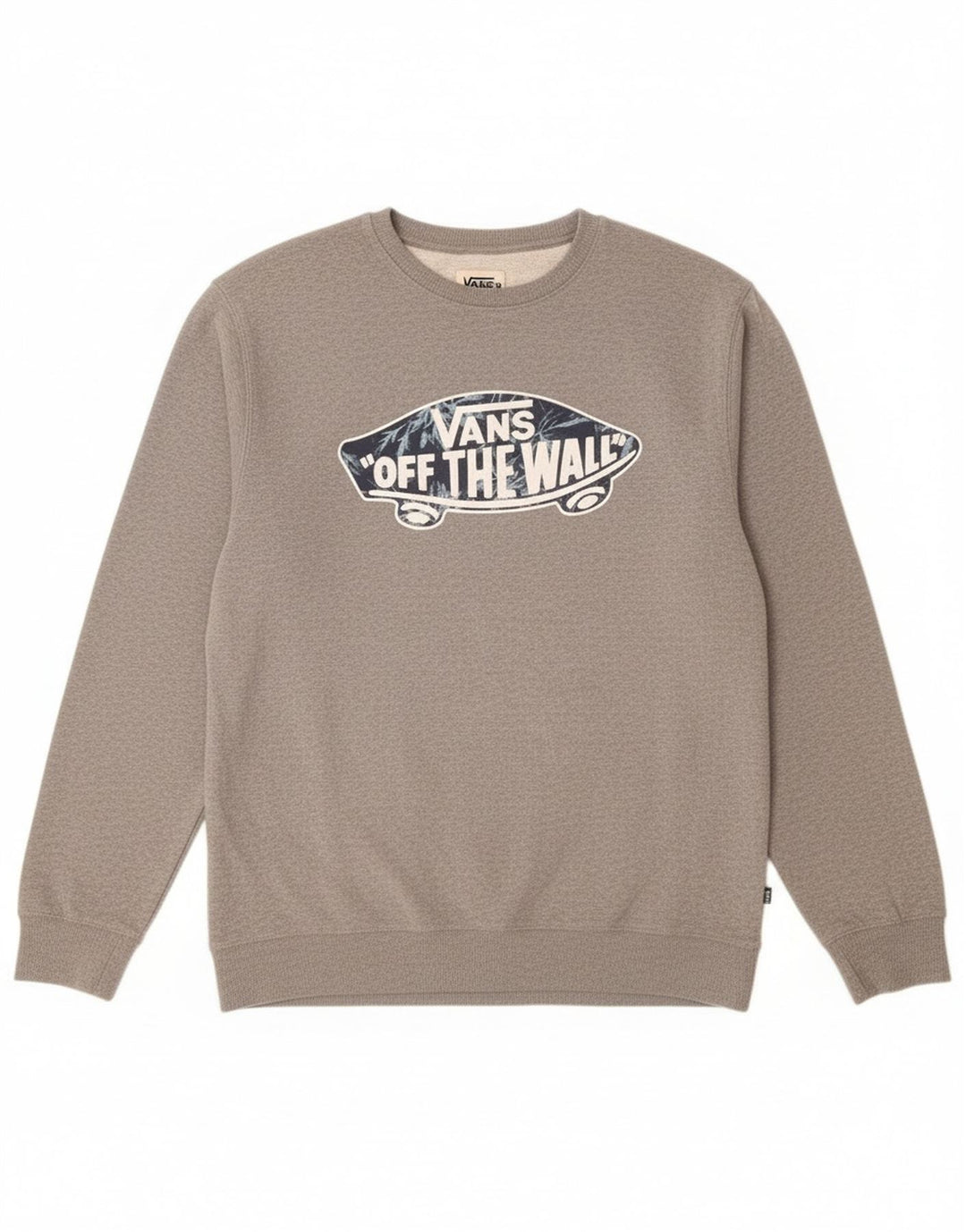 Vans Sweat-shirt graphique pour homme XL Gris Coton