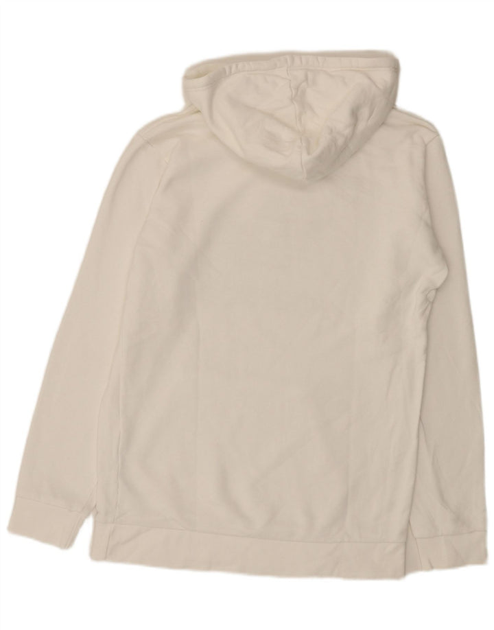 Adidas Pull à capuche graphique pour homme Petit Blanc