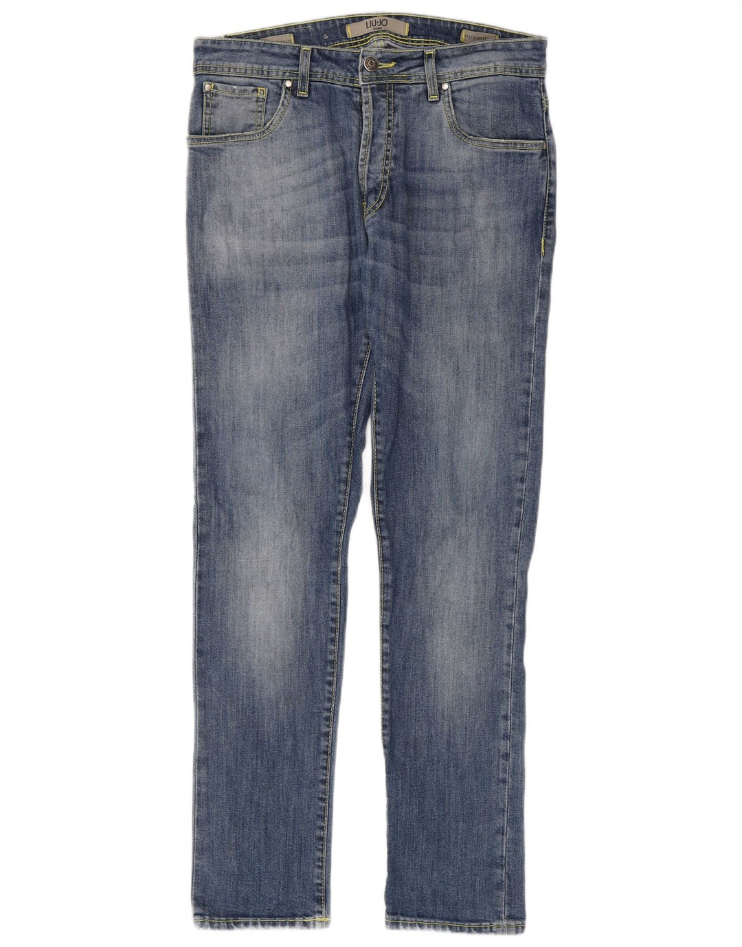 Liu Jo Jean Slim Homme IT 45 Small W30 L30 Bleu Coton