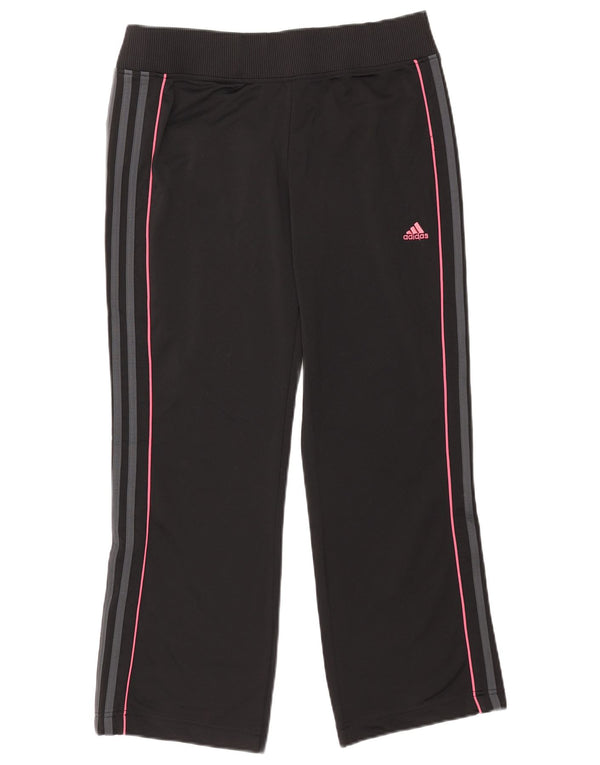 Adidas Pantalon de survêtement pour femme UK 14 Large Noir Polyester