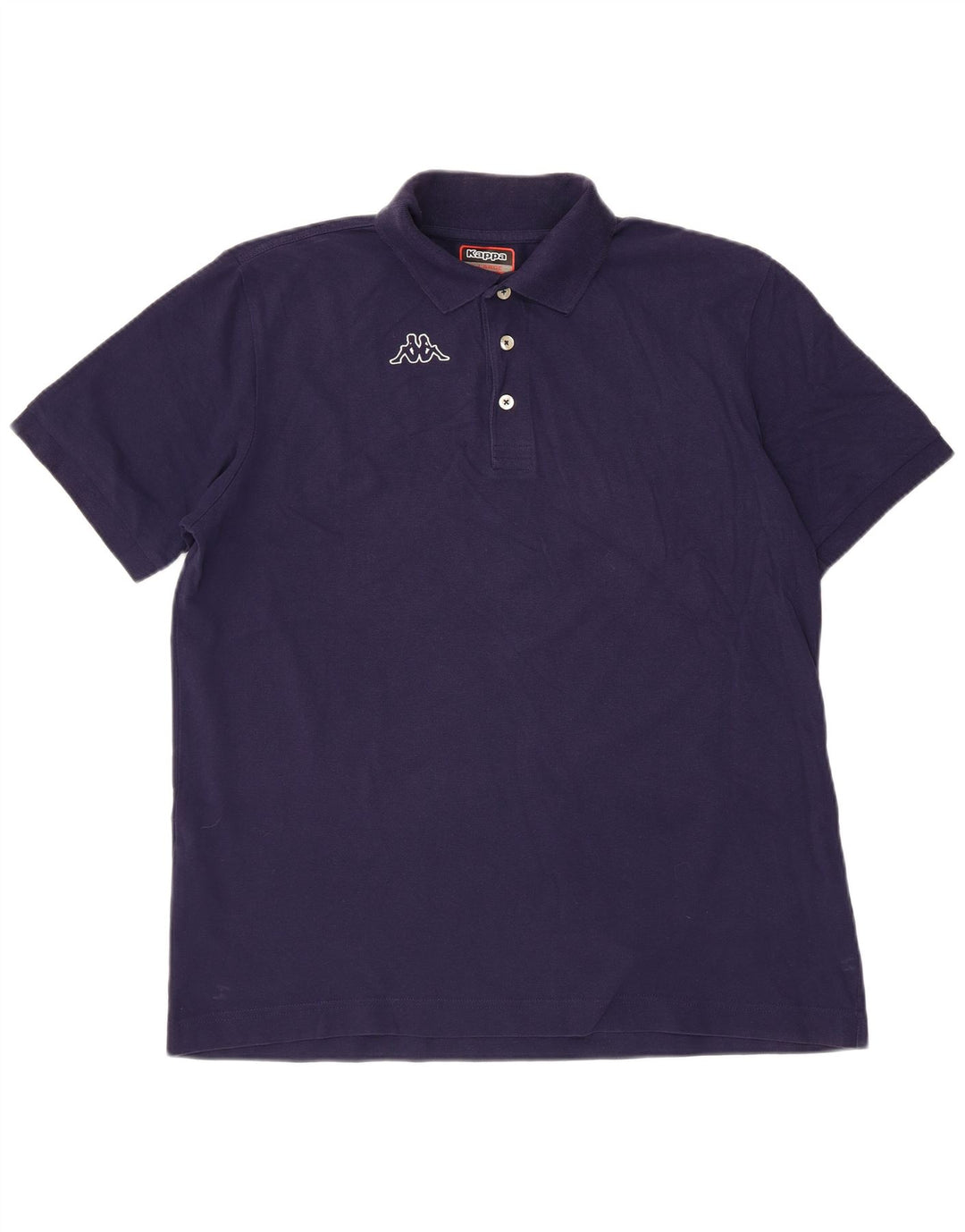 Kappa Polo Homme XL Bleu Marine Coton