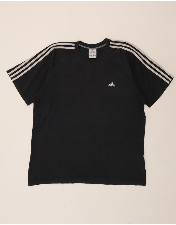 Adidas T-Shirt Homme Top XL Bleu Marine Coton