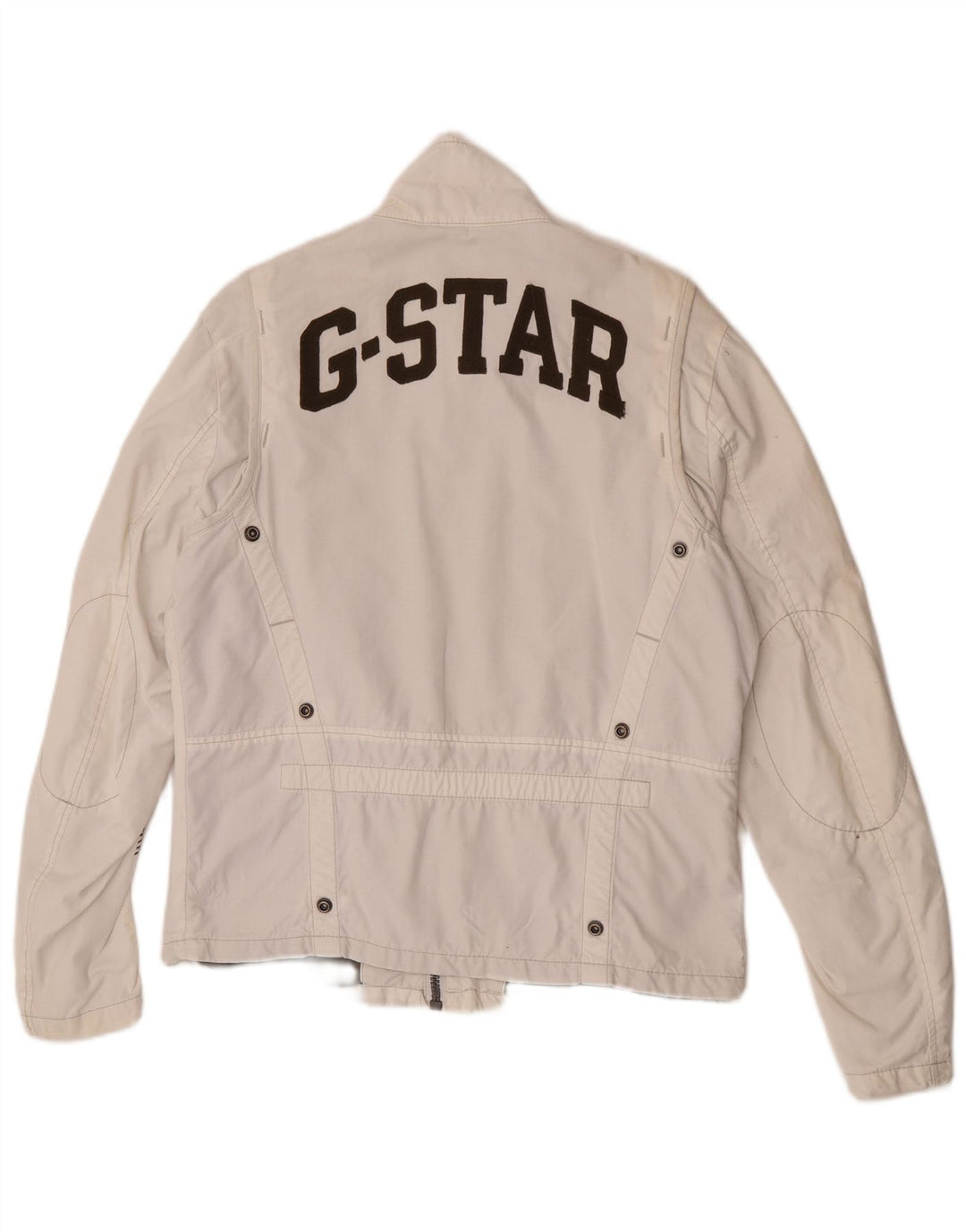 G-Star Veste utilitaire graphique pour homme UK 40 Large Blanc Coton