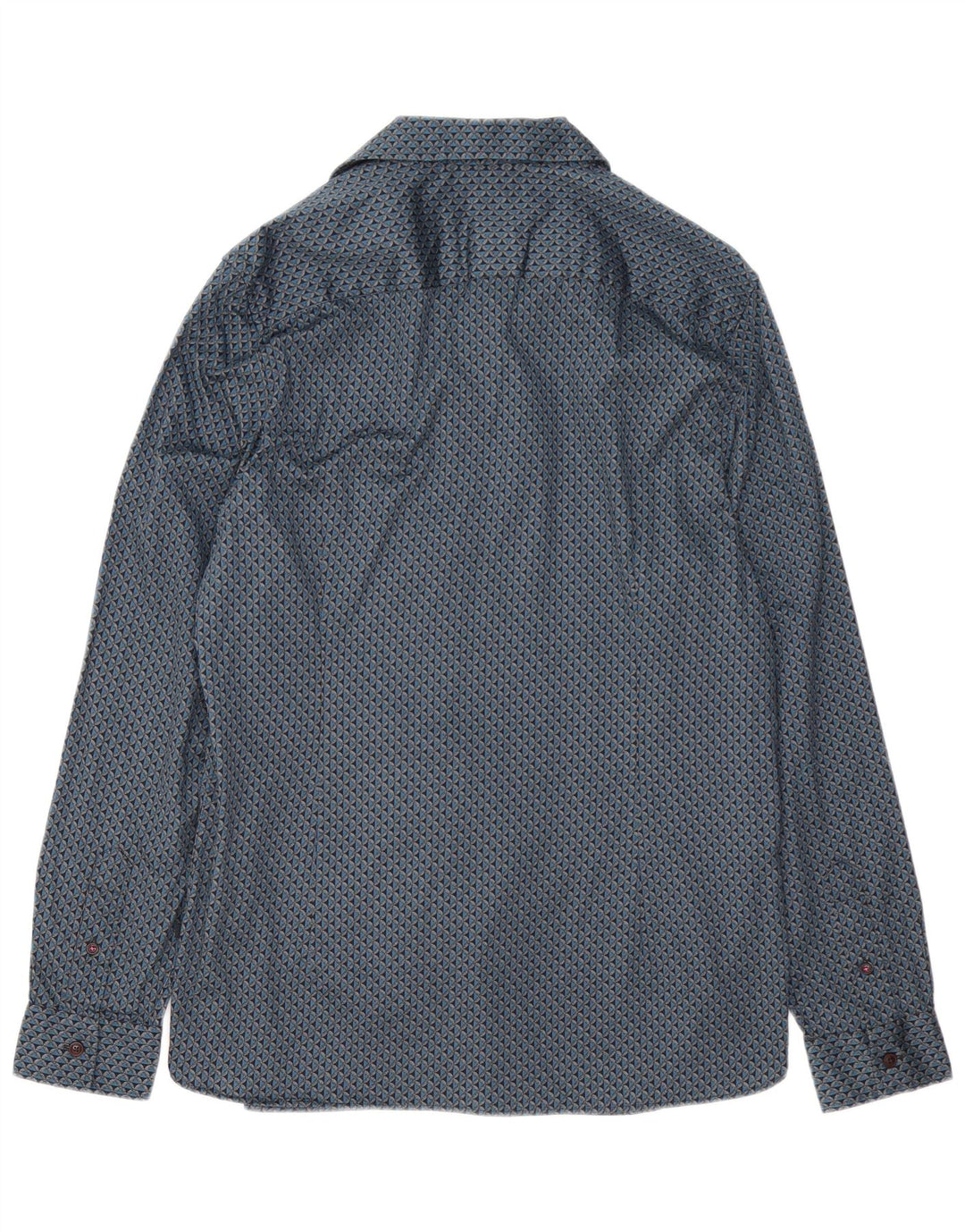 Ted Baker Chemise à motif abstrait pour homme Taille 5 XL Bleu Coton