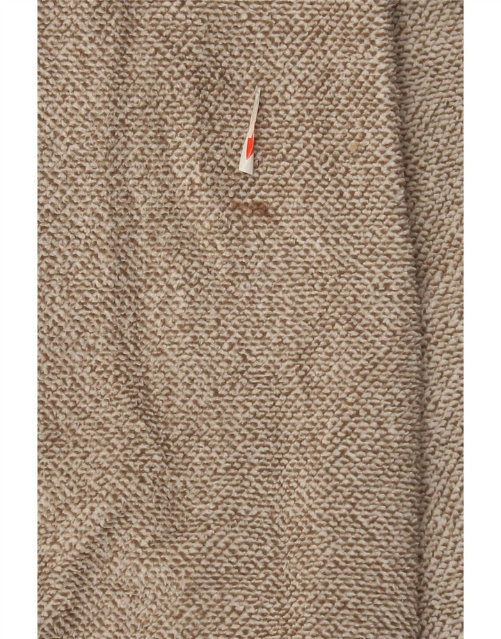 Weird Fish Veste de survêtement pour homme en polyester moucheté marron Taille L