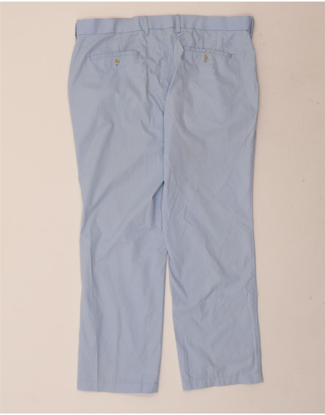 MARKS & SPENCER Pantalon Chino Droit Bleu Harbor Homme W38 L29 Bleu