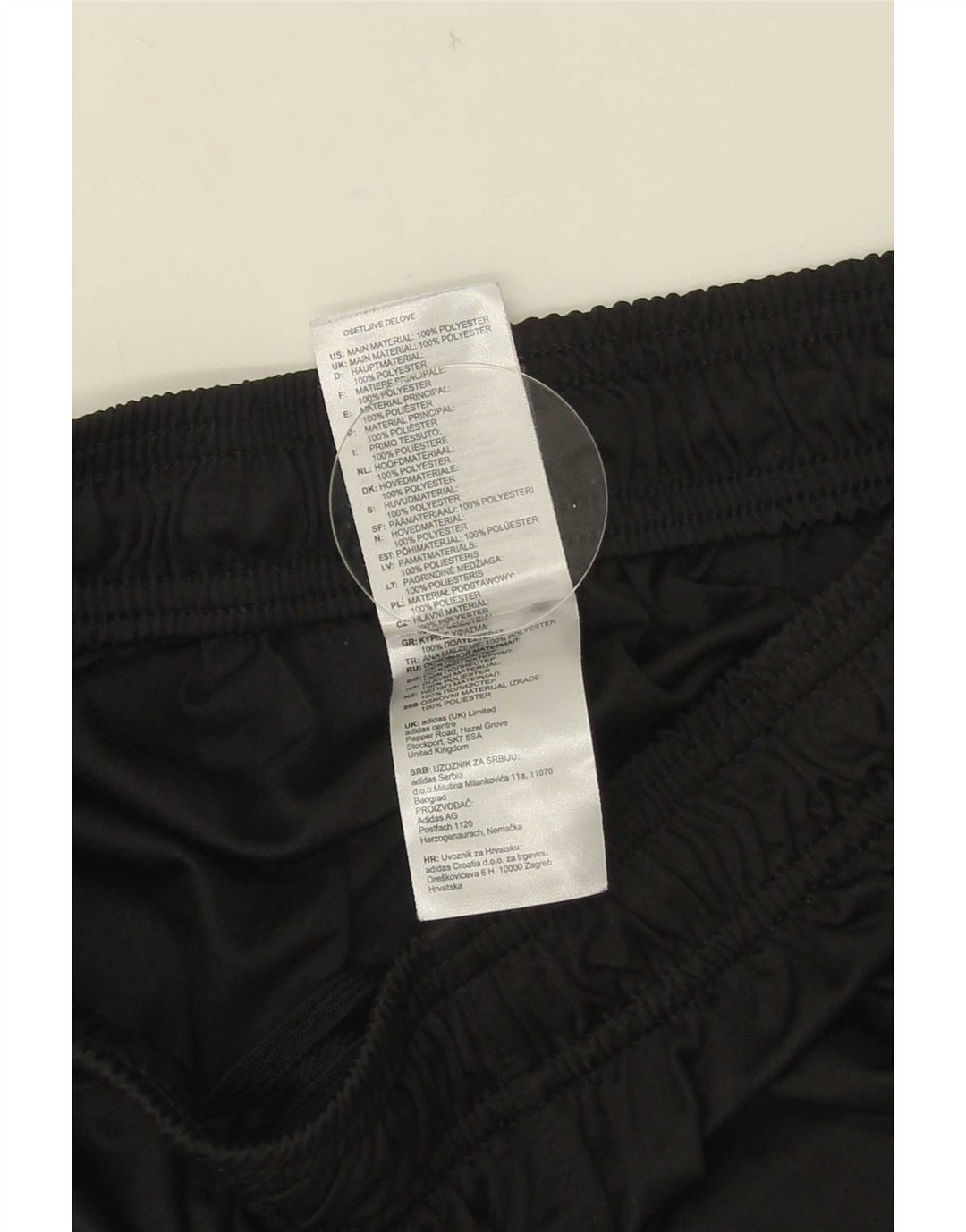 Adidas Climalite Sport Short UK 12 Medium Noir Polyester
