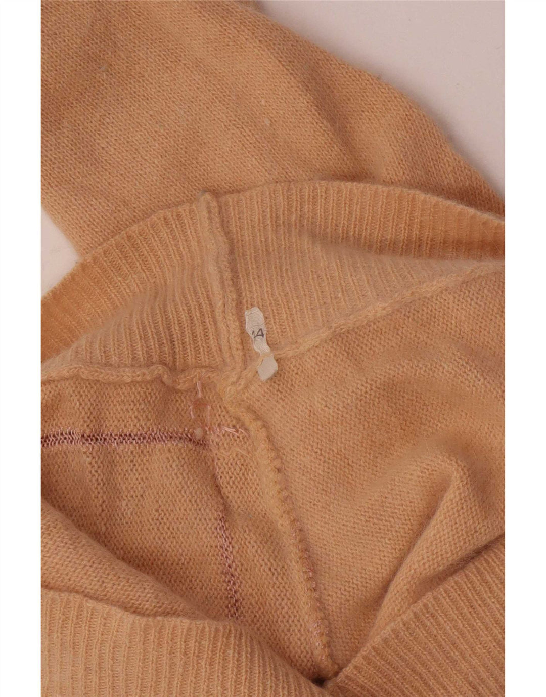 vintage Femme Roll Neck Jumper Pull IT 44 Moyen Rose Géométrique