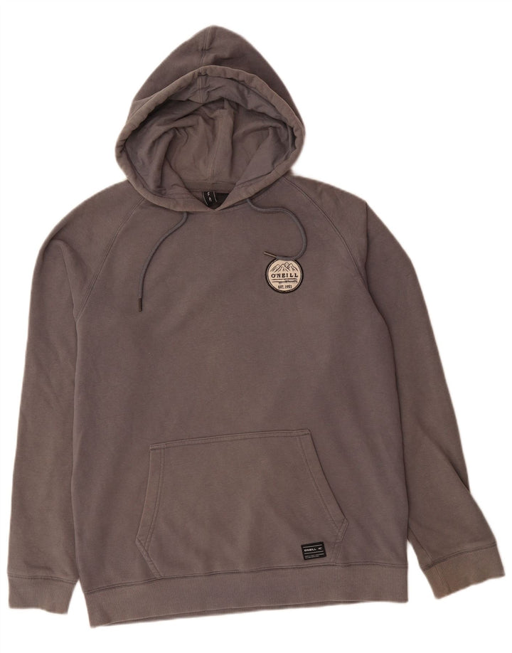 O'NEILL Pull à capuche pour homme Large Gris Coton
