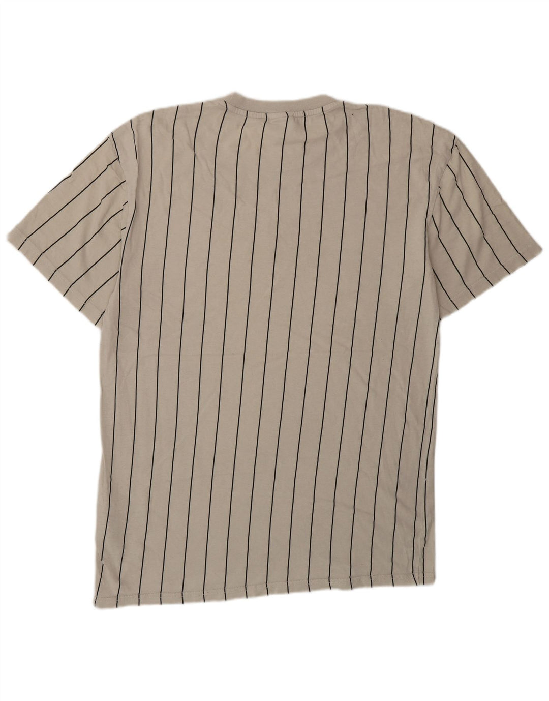 KARL KANI T-Shirt Graphique Haut Petit Coton Rayé Beige Homme
