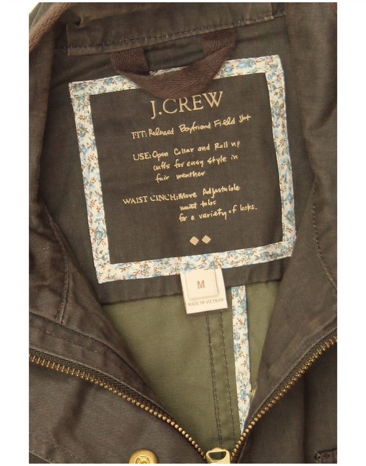J. Crew Veste utilitaire pour femme UK 14 Coton kaki moyen