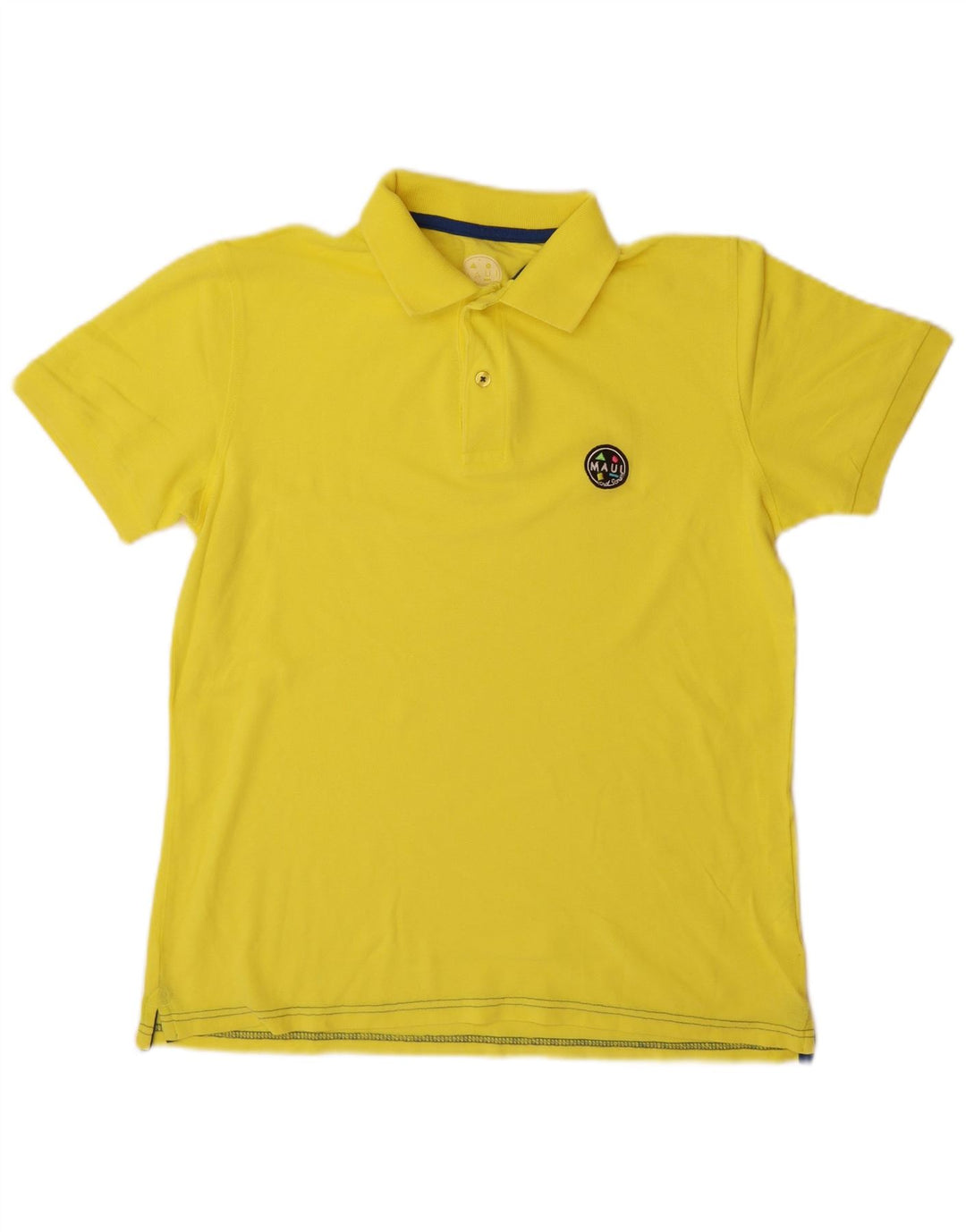 MAUI AND SONS Polo Homme Petit Jaune Coton