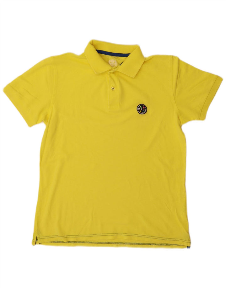MAUI AND SONS Polo Homme Petit Jaune Coton