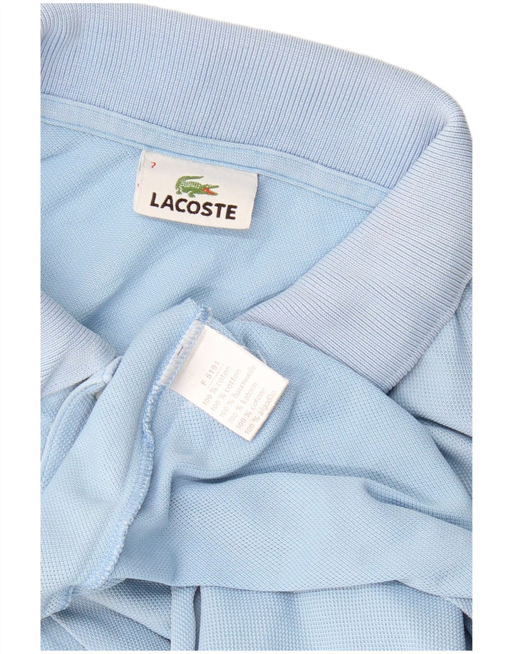 LACOSTE Polo Homme Taille 7 2XL Bleu Coton