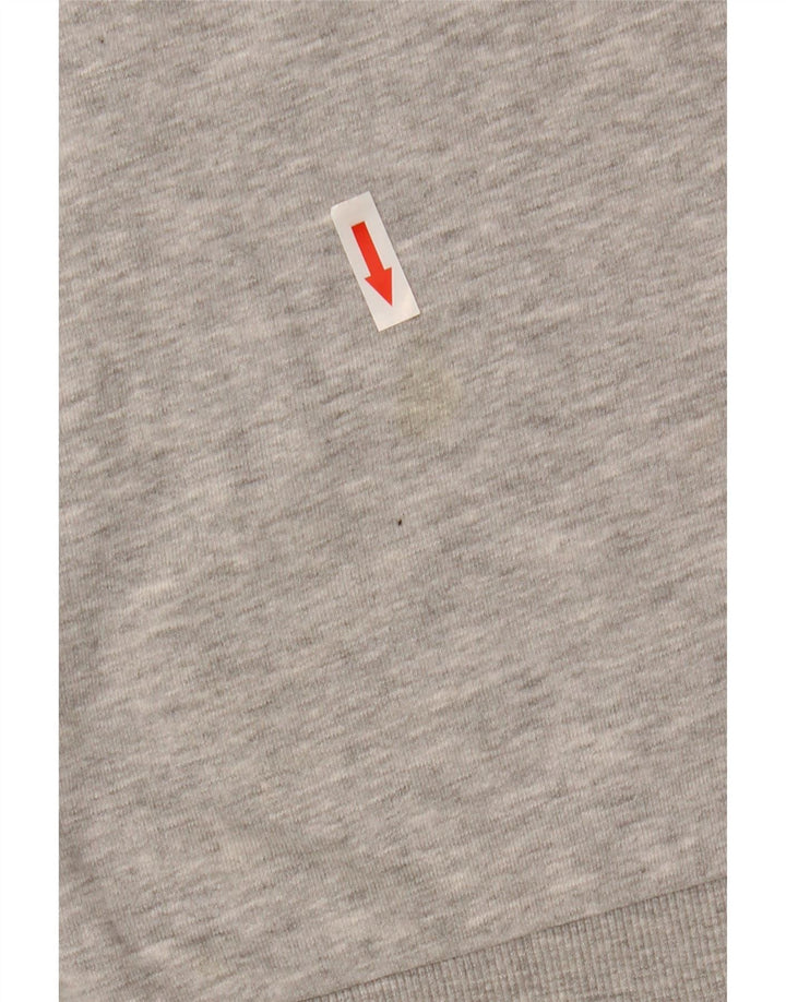 Marks & Spencer Sweat-shirt court pour femme UK 14 Grand gris moucheté