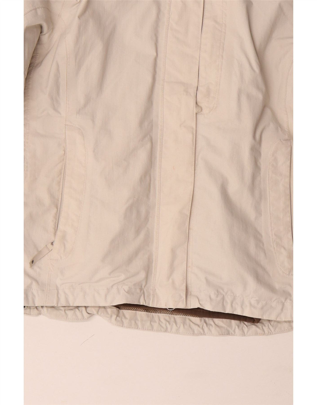The North Face Veste coupe-vent pour femme UK 14 Medium Off White Polyester