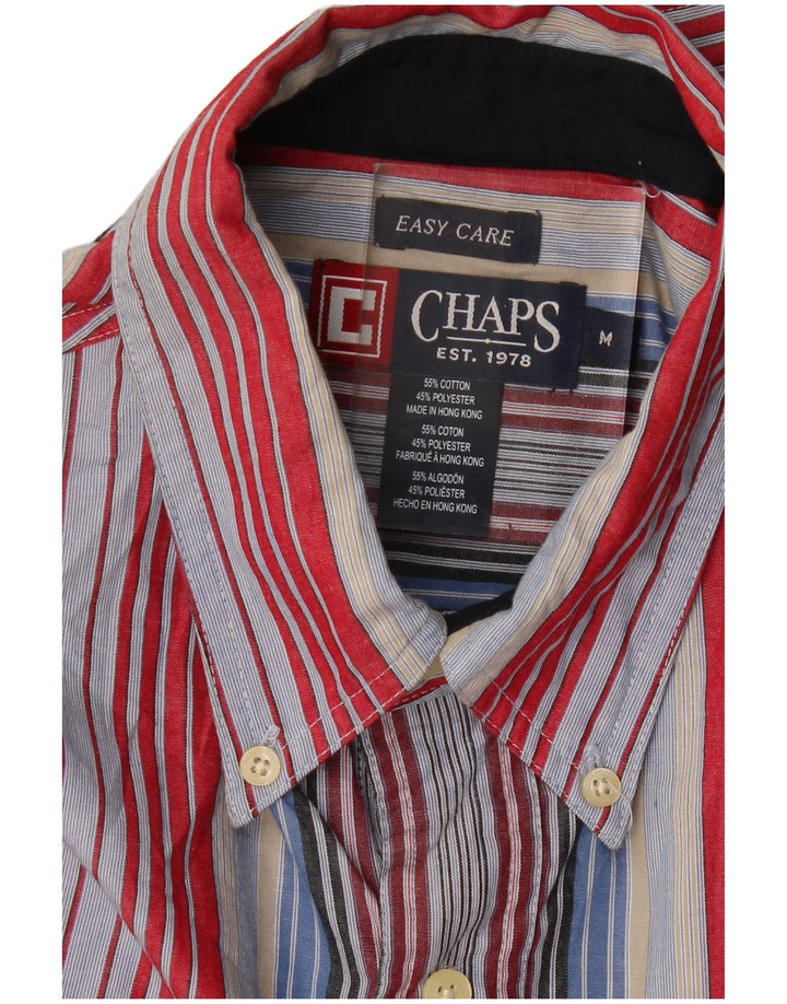 Chaps Chemise Easy Care Homme Medium Multicolore Rayé Coton