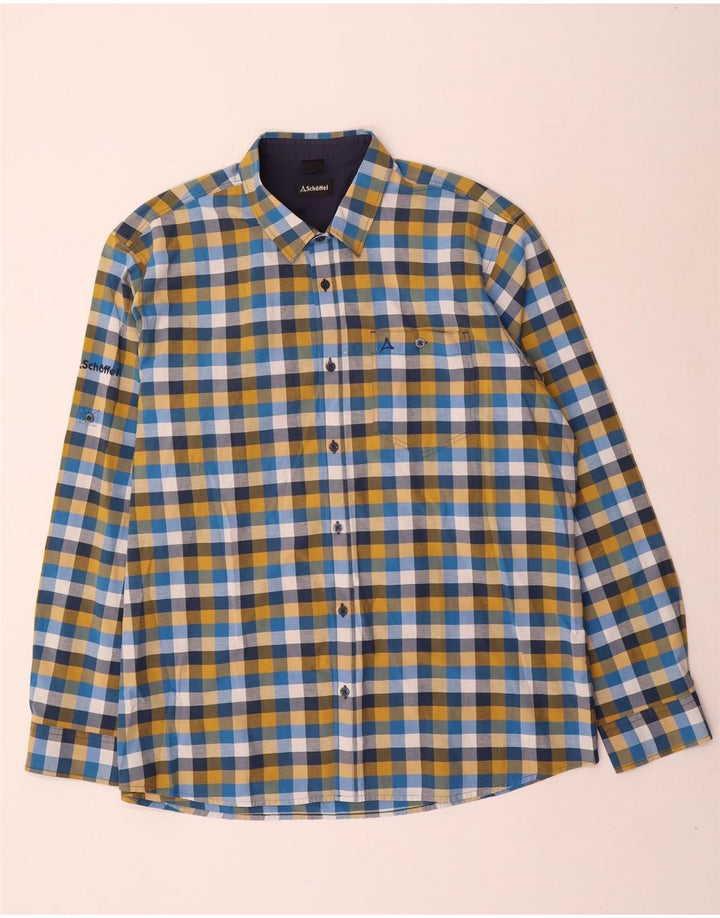 Schoffel Chemise Homme Grand Carreau Multicolore Coton