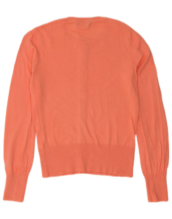 Oasis Cardigan pour femme UK 10 Petit coton orange