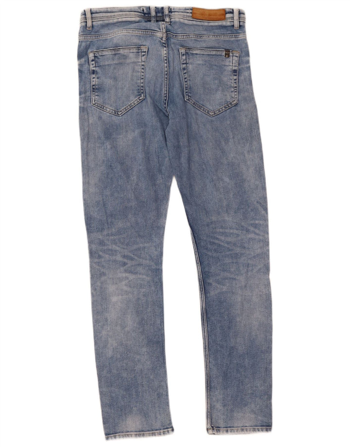 Zara Jean Slim Homme EU 40 Moyen W31 L31 Bleu