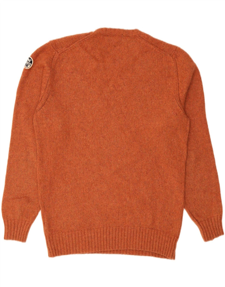 North Sails Pull à col rond pour homme XL en laine orange