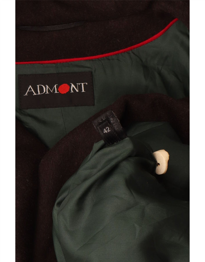 Admont Manteau surdimensionné à capuche pour femme EU 42 Grande laine marron