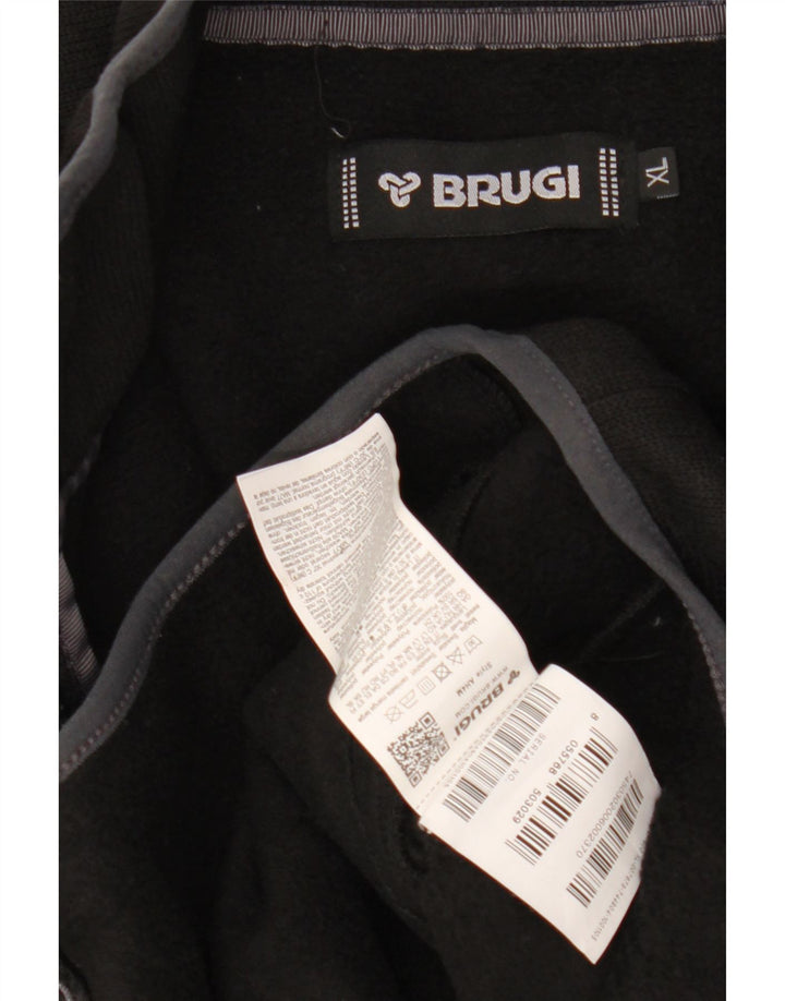 BRUGI Veste de Survêtement Homme XL Noir Colourblock Polyester