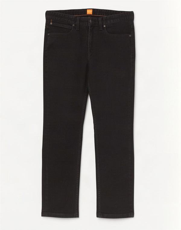 Hugo Boss Jean droit W34 L28 homme en coton noir