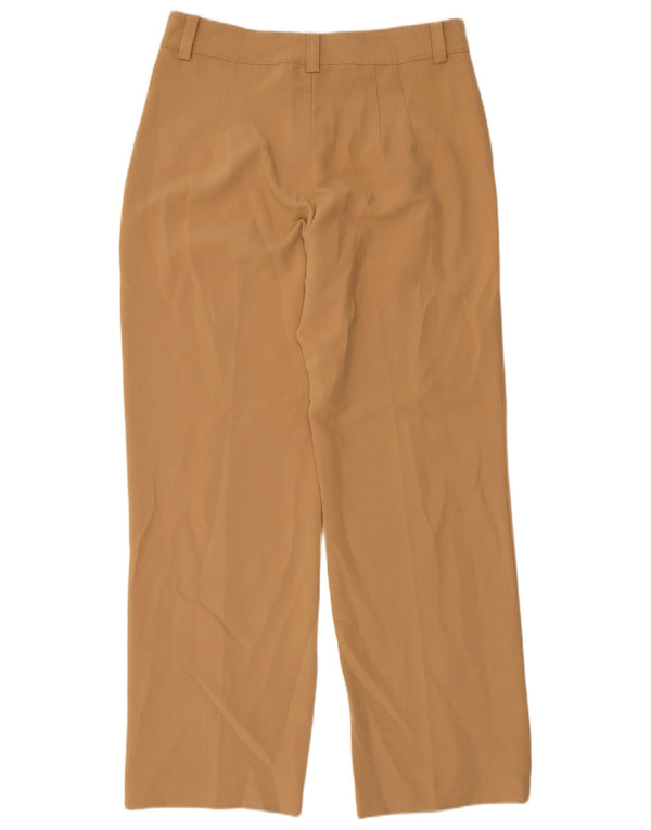 Zara Pantalon décontracté droit pour femme XL W32 L32 Beige