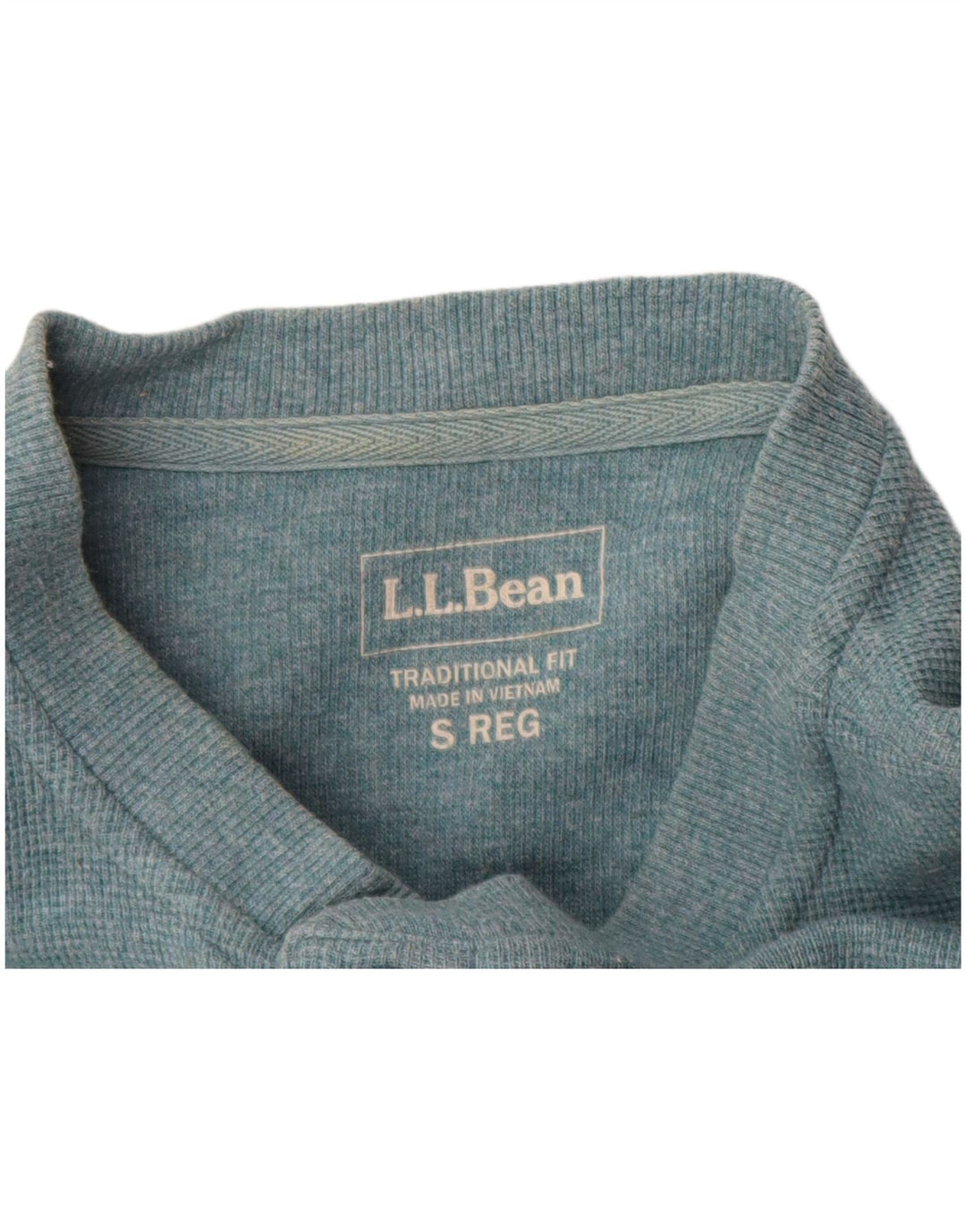 L.L.BEAN Haut à manches longues pour homme, coupe traditionnelle, petit coton bleu